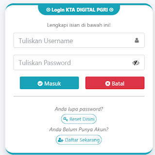 Register PGRI Sijunjung - Persatuan Guru Republik Indonesia Cabang Sijunjung